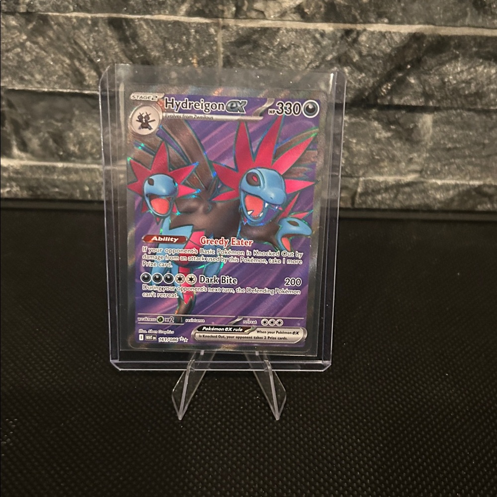 Pokemon Hydreigon EX Full Art  Card 161/086 from White Flare set‎ M/NM